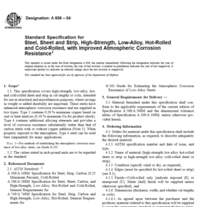 ASTM  A 606 – 04 pdf free download