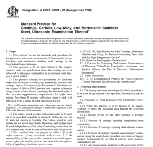 ASTM  A 609 A 609M – 91 pdf free download