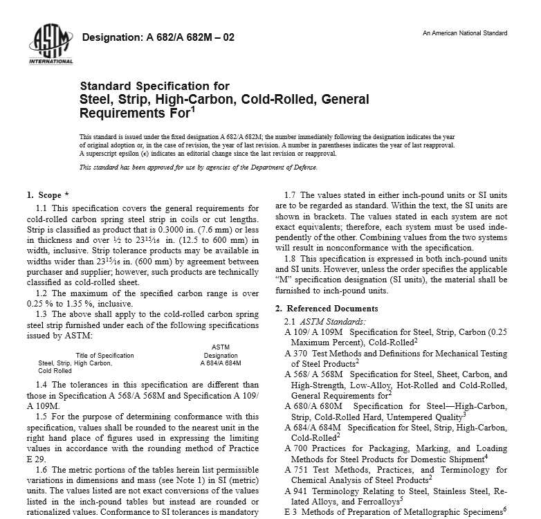 ASTM A 682 A 682M – 02 pdf free download