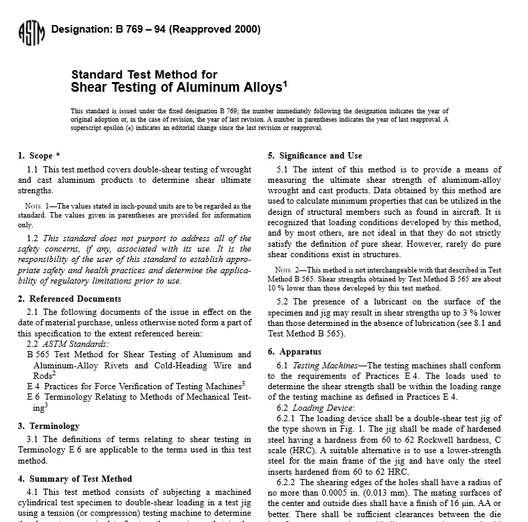 ASTM B 769 – 94 pdf free download