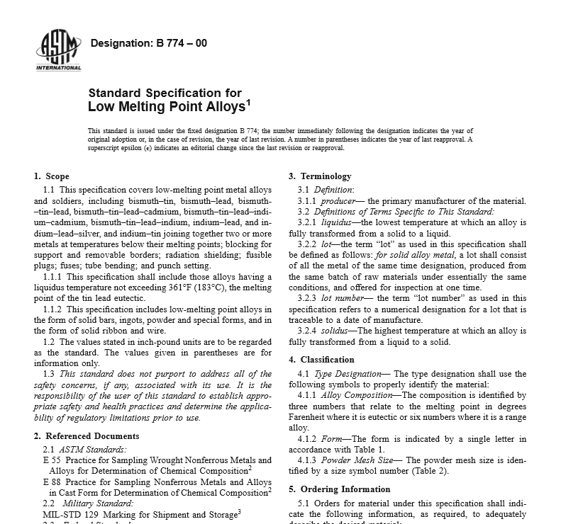 ASTM B 774 – 00 pdf free download