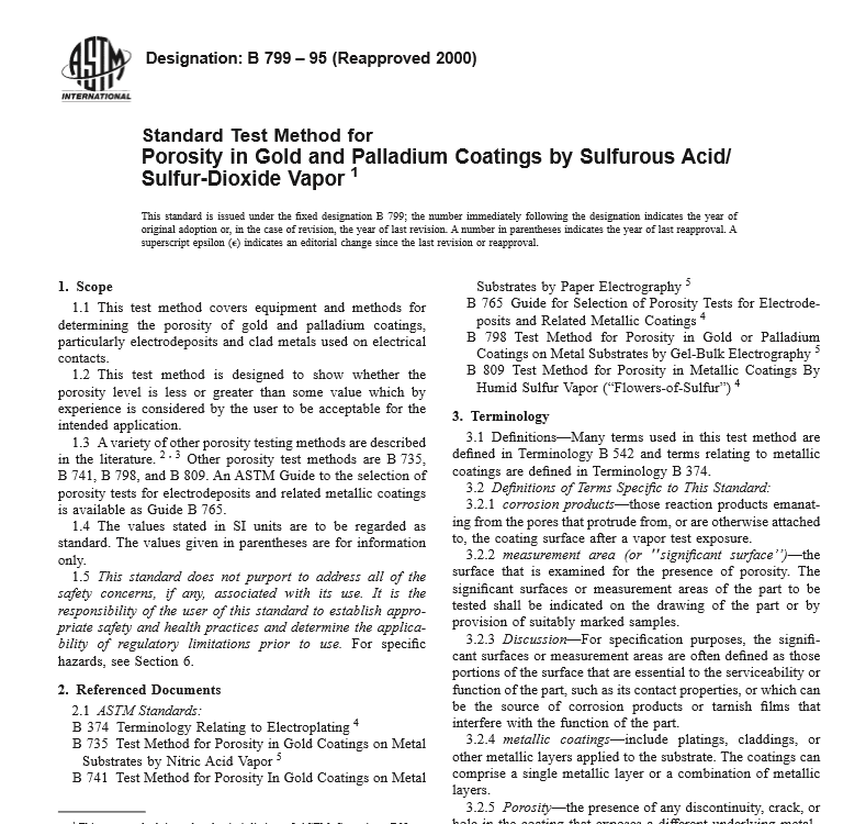 ASTM B 799 – 95 pdf free download