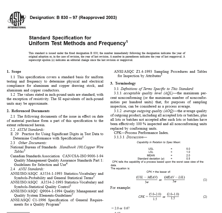 ASTM B 830 – 97 pdf free download