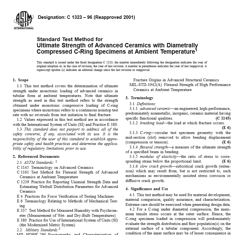 ASTM C 1323 – 96 pdf free download