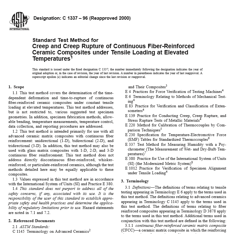 ASTM C 1337 – 96 pdf free download