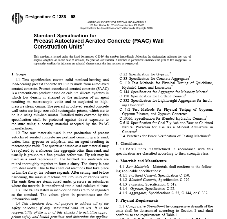 ASTM C 1386 – 98 pdf free download