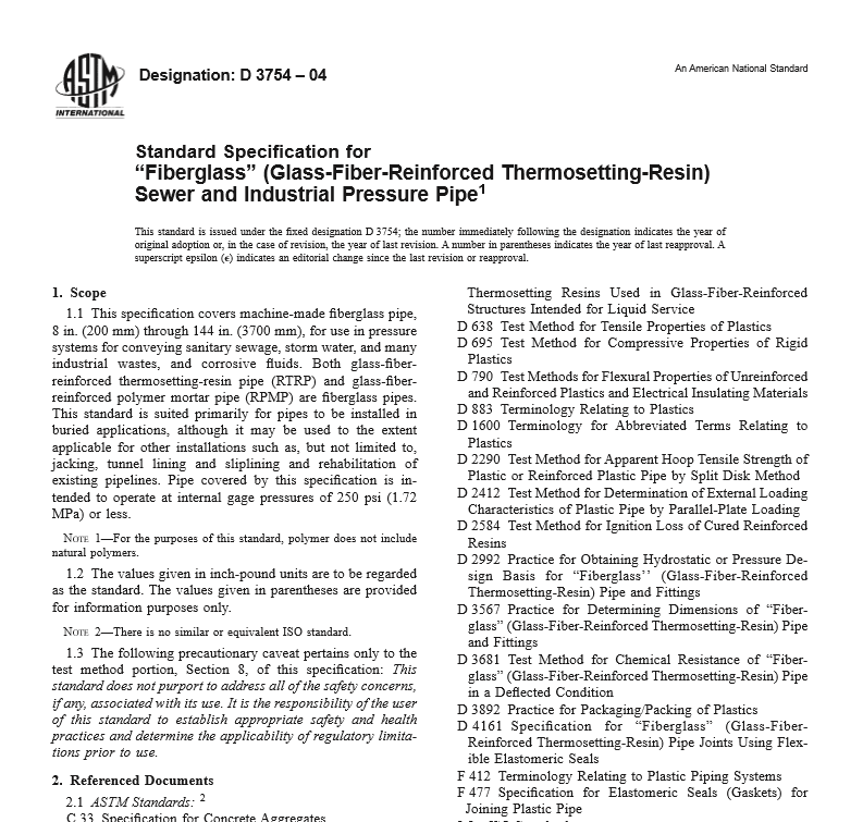 ASTM D 3754 – 04 pdf free download