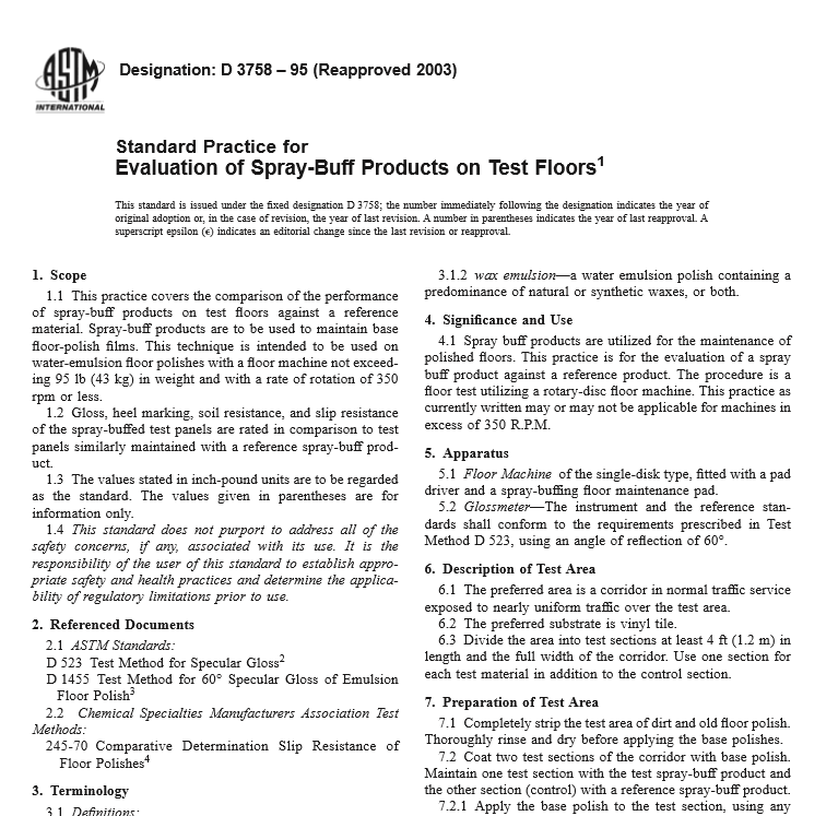 ASTM D 3758 – 95 pdf free download