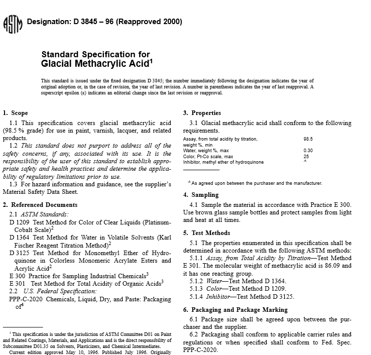ASTM D 3845 – 96 pdf free download