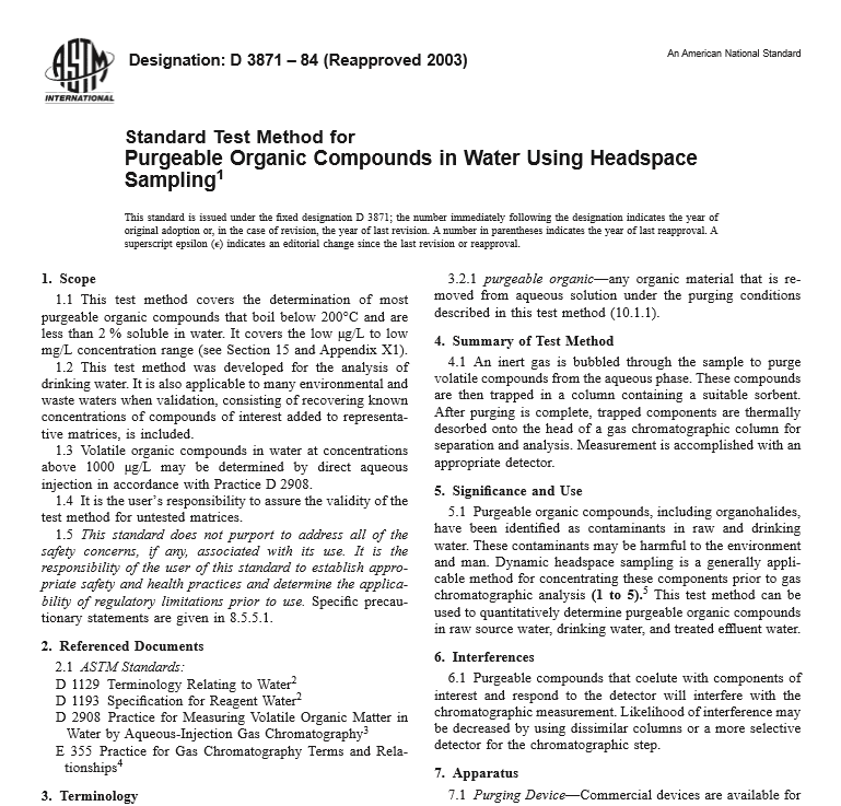 ASTM D 3871 – 84 pdf free download