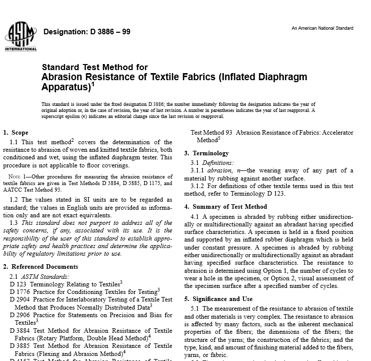 ASTM D 3886 – 99 pdf free download