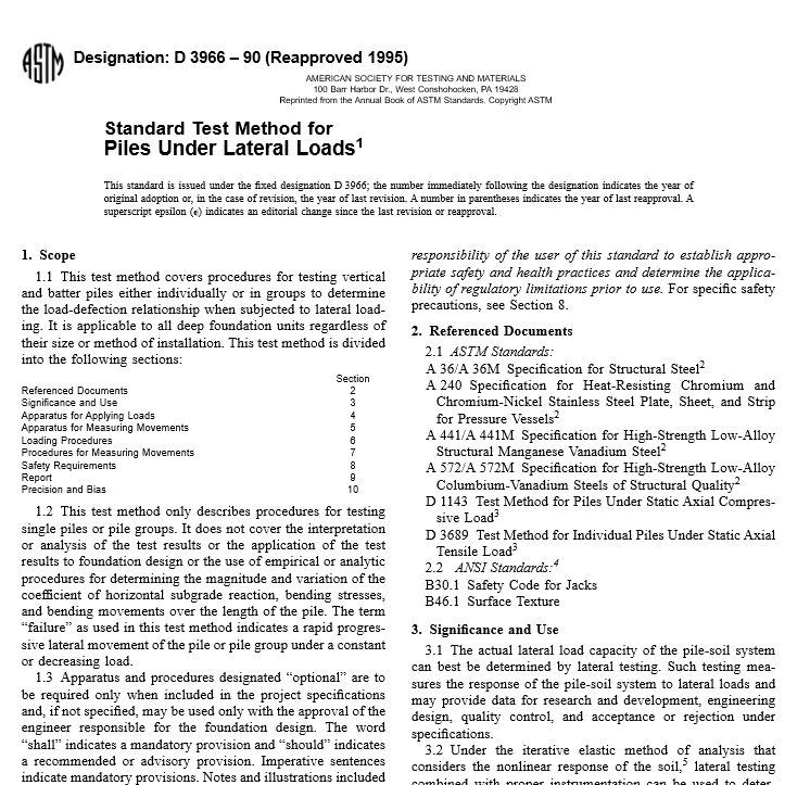ASTM D 3966 – 90 pdf free download