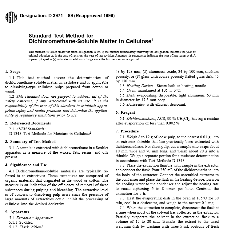 ASTM D 3971 – 89 pdf free download