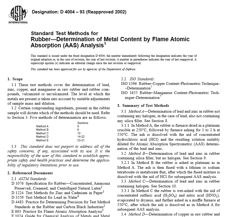 ASTM D 4004 – 93 pdf free download