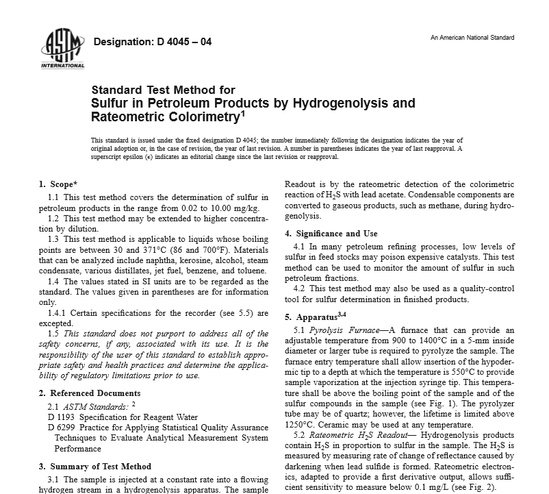 ASTM D 4045 – 04 pdf free download