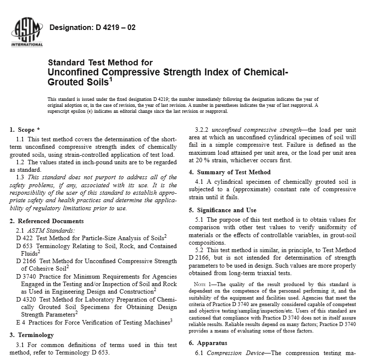 ASTM D 4219 – 02 pdf free download
