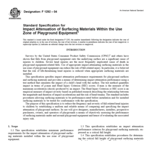ASTM F 1292 – 04 pdf free download