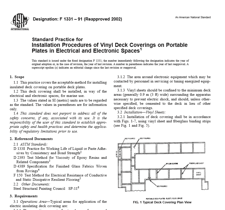 ASTM F 1331 – 91 pdf free download
