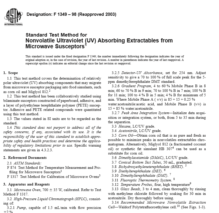 ASTM F 1349 – 98 pdf free download