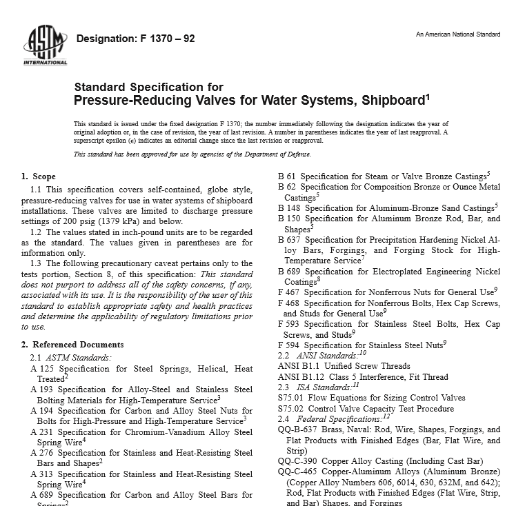 ASTM F 1370 – 92 pdf free download