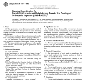 ASTM  F 1377 – 98a pdf free download