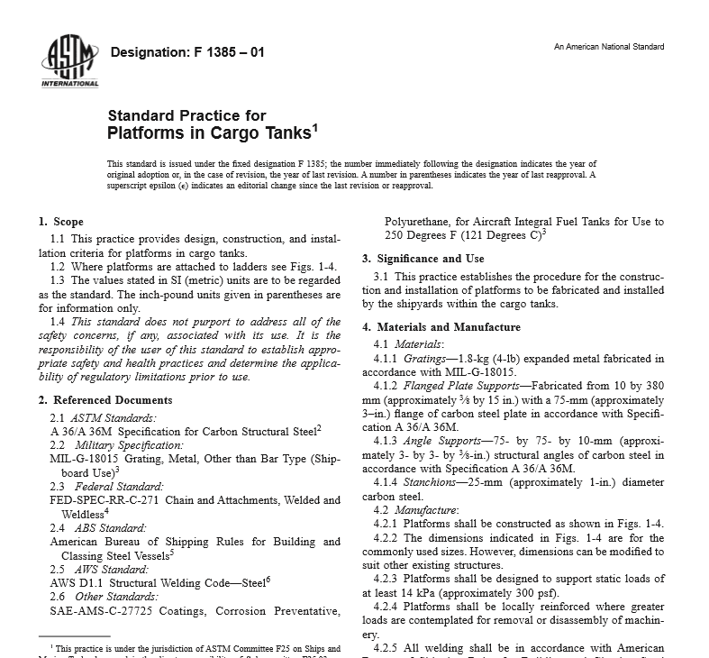 ASTM F 1385 – 01 pdf free download