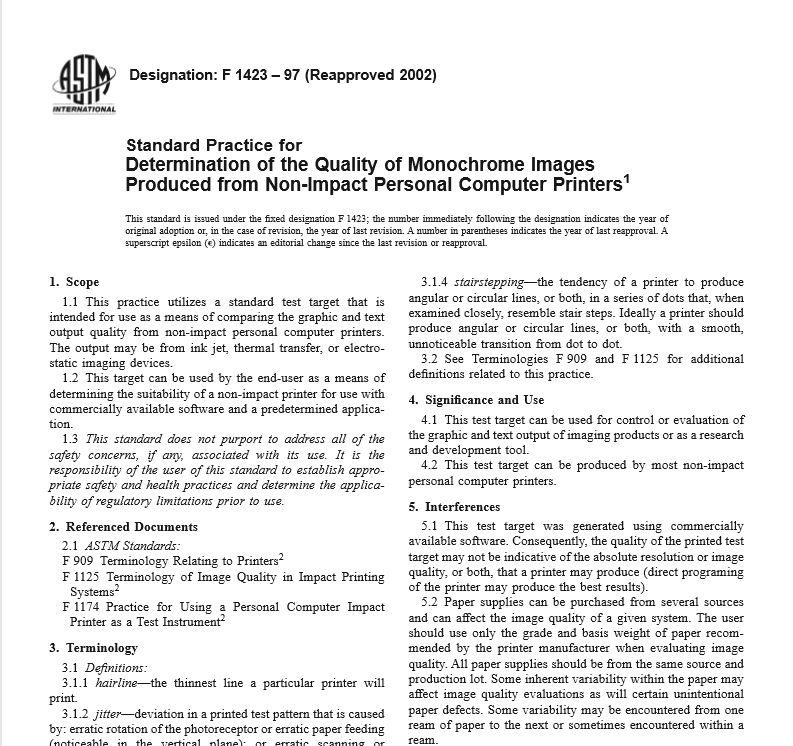 ASTM F 1423 – 97 pdf free download