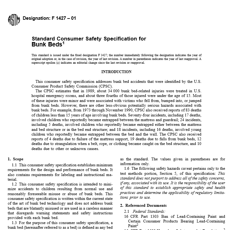 ASTM F 1427 – 01 pdf free download