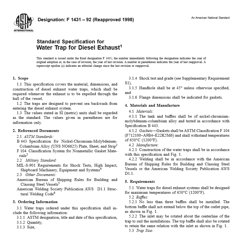 ASTM F 1431 – 92 pdf free download